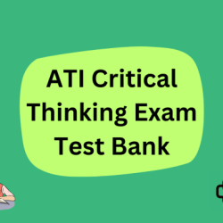 Ati critical thinking exit exam