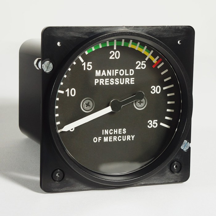 Manifold pressure gauge cessna 172