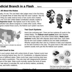 Judicial branch in a flash worksheet answer key