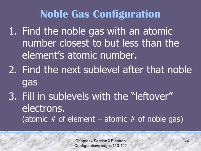 Chapter 4 review arrangement of electrons in atoms