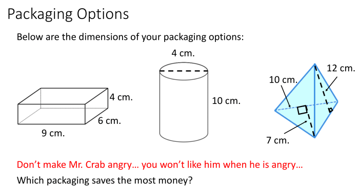 Volume prisms cones pyramids cylinders