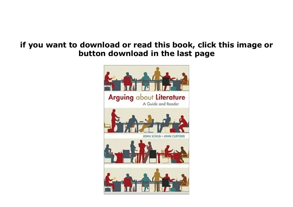 Arguing about literature 3rd edition pdf free