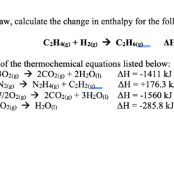 Determining the enthalpy of a chemical reaction lab answers